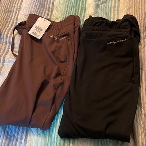 Gymshark Whitney Simmons V2 joggers in black and brown size Xl